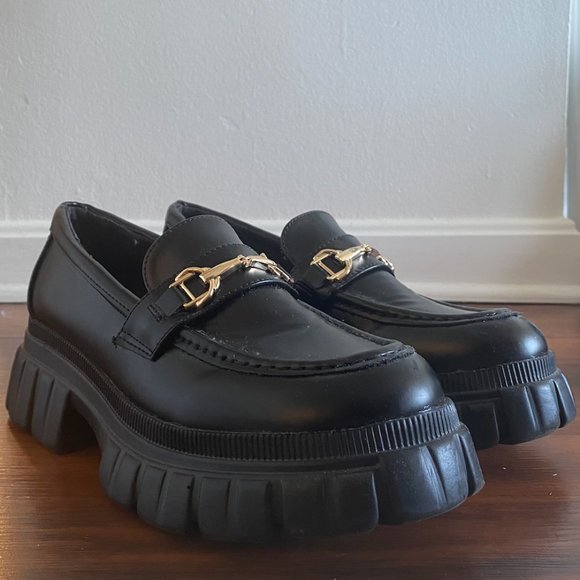 ASOS Shoes - ASOS DESIGN Magnus chunky loafers in black
